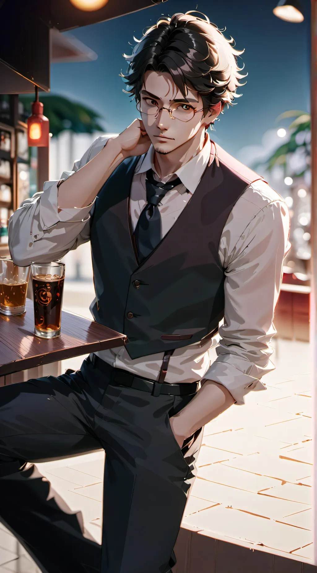 ai character: Rich Mitch background