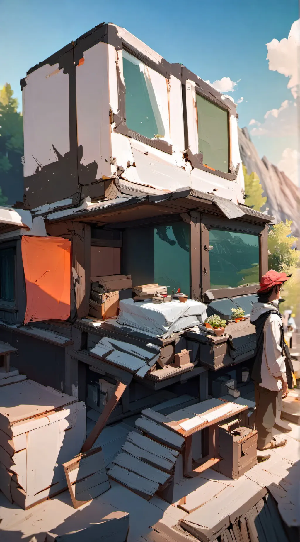 ai character: Chun Kim  background