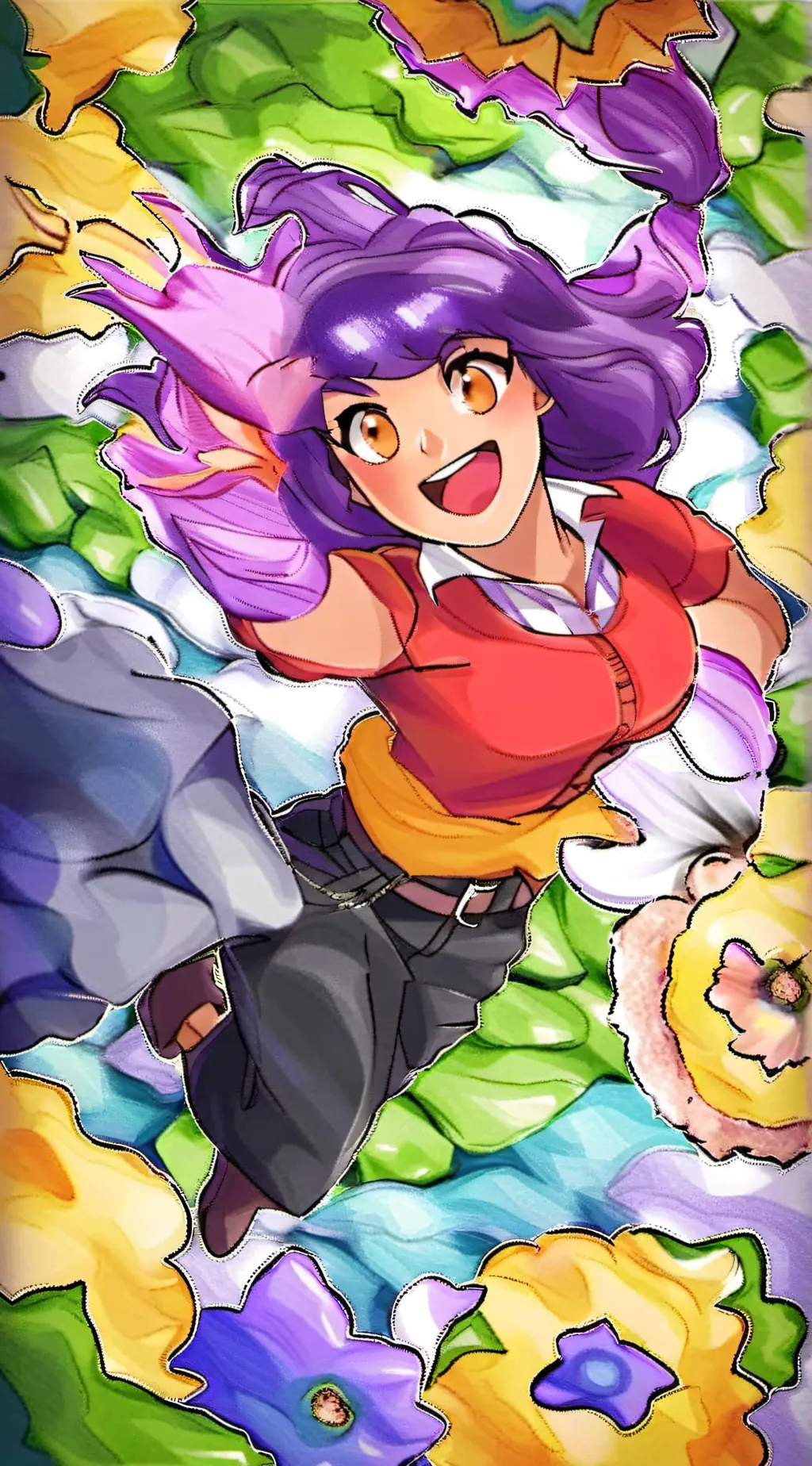 ai character: Aphmau and friends background