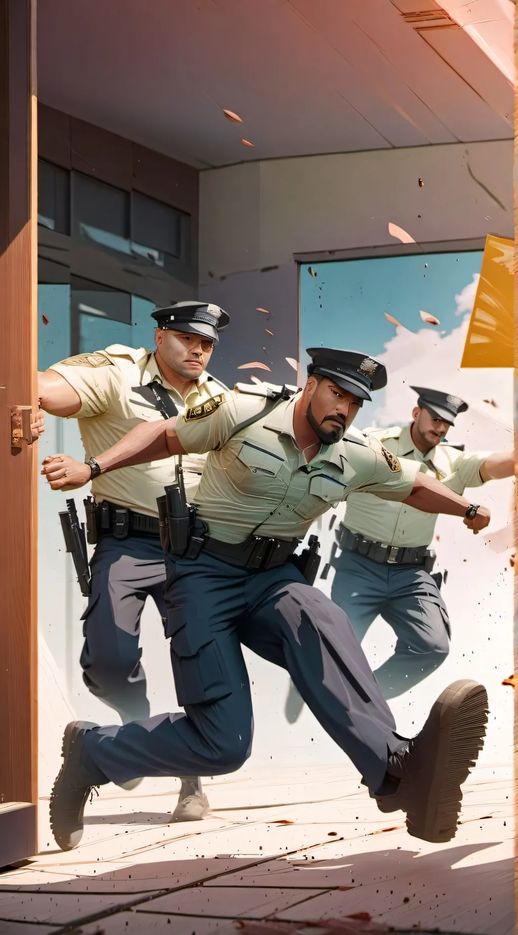 ai character: The police background