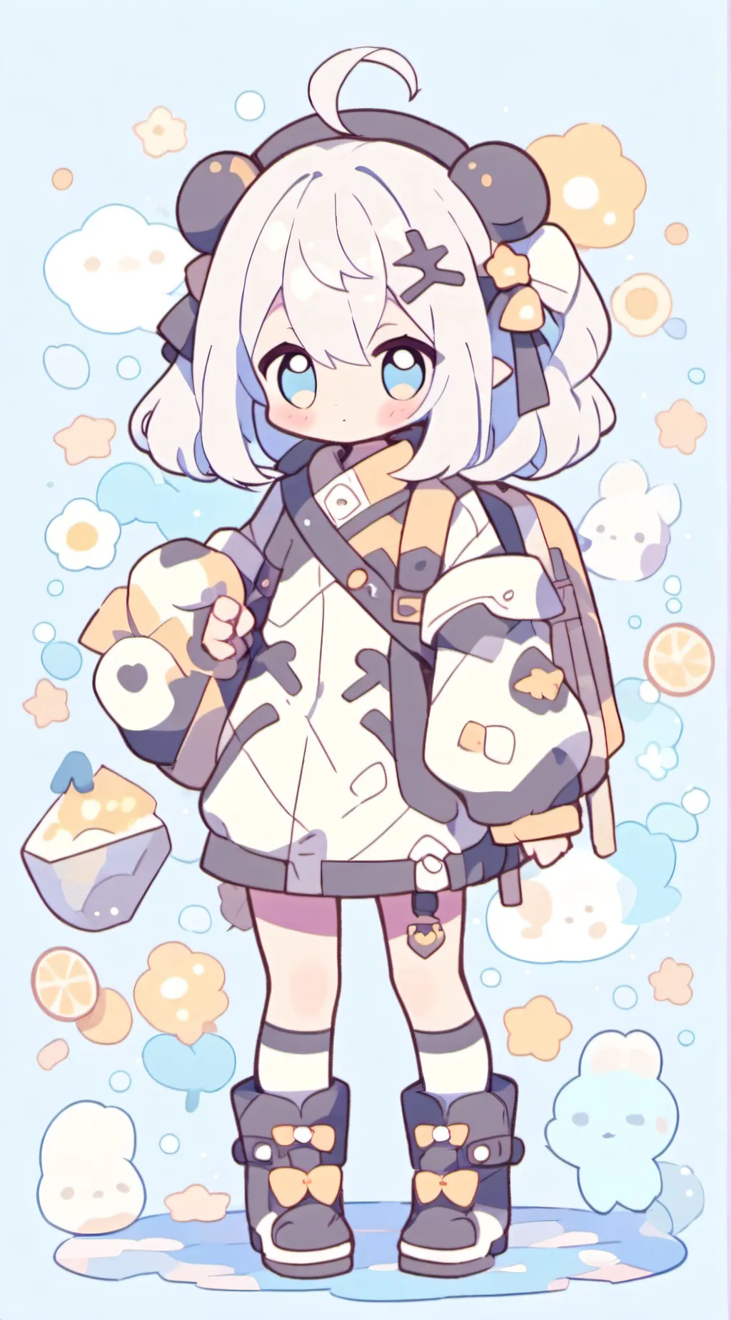 ai character: todoroki x y/n  background