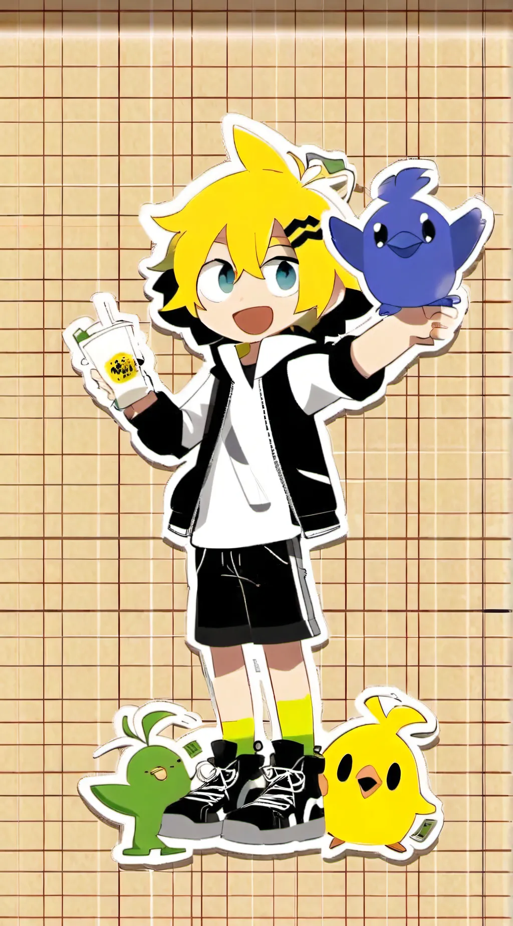 ai character: jamine arkz artz  background