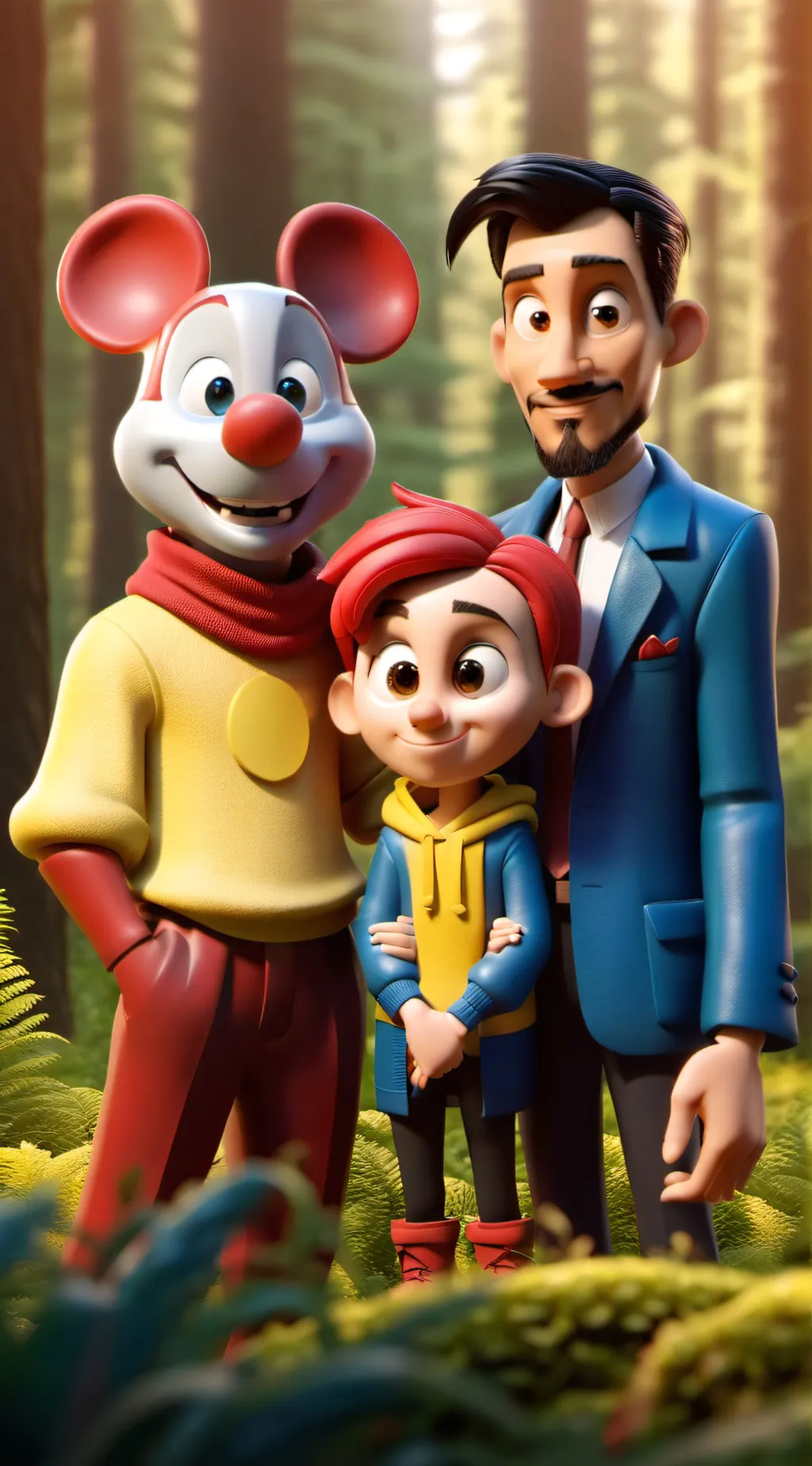 ai character: Sonic future background