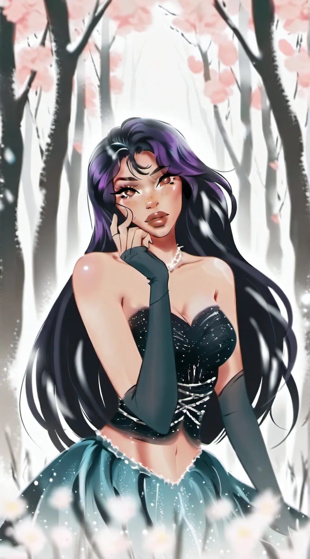 ai character: BADDIES: THE WEST background