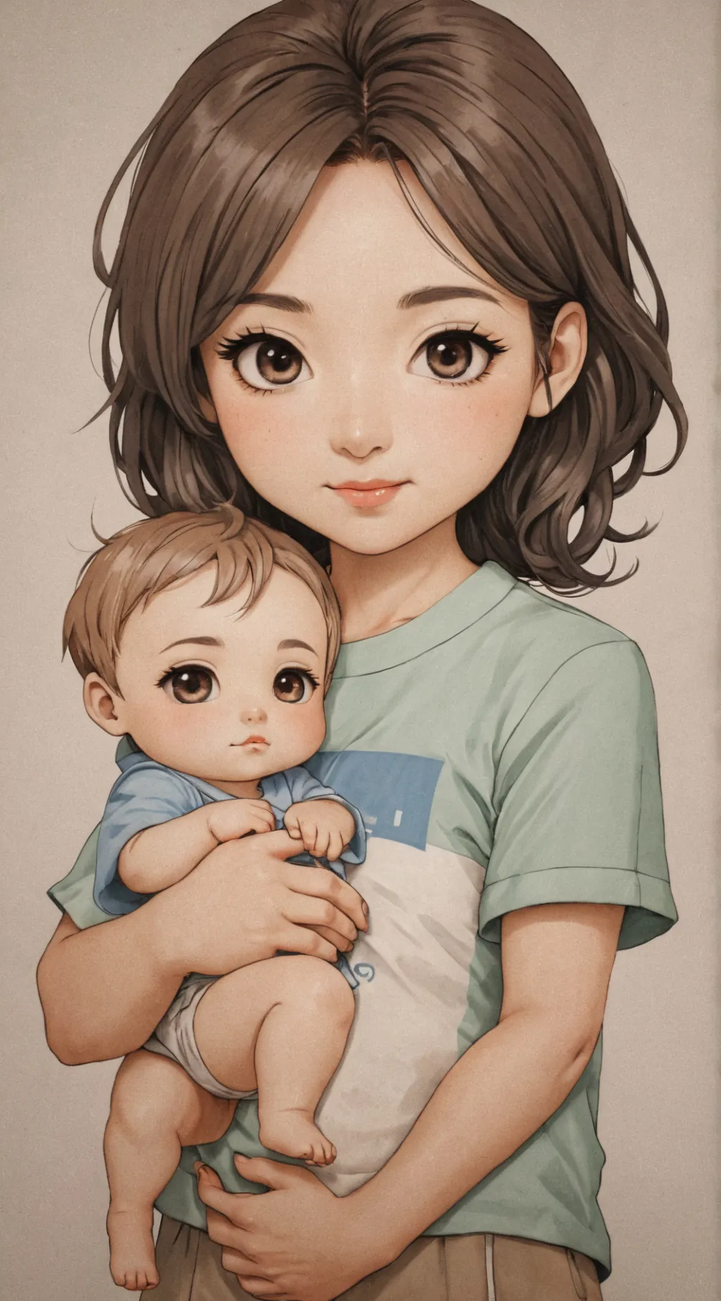 ai character: mommy background