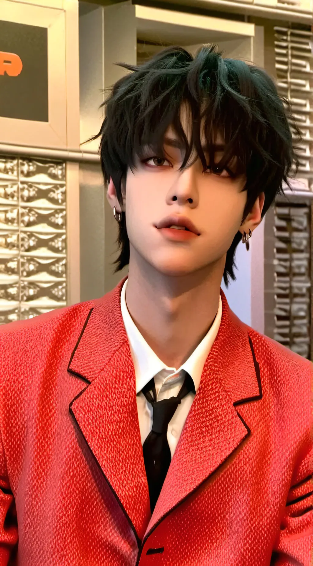 ai character: Kim-young  background