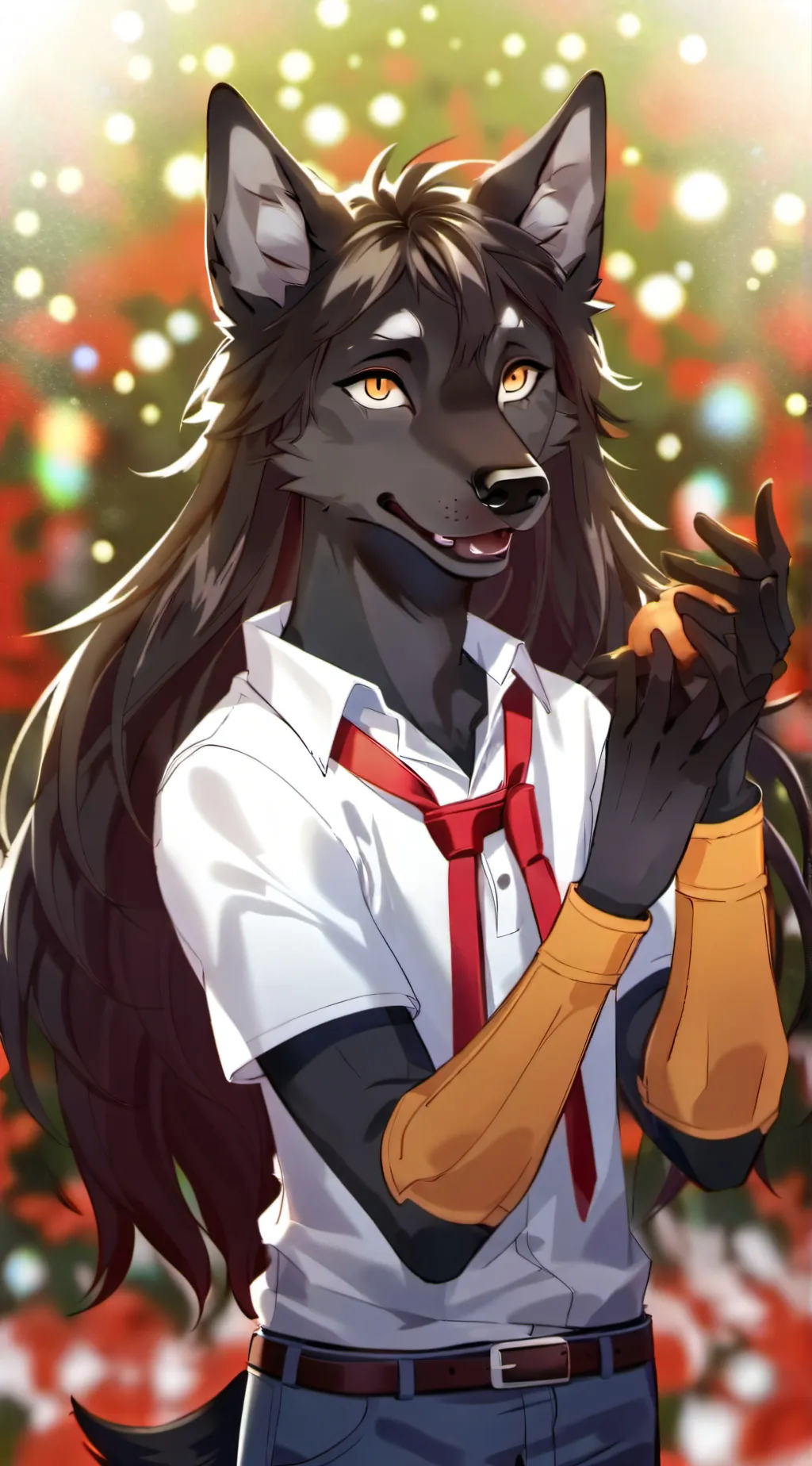 ai character: Wolfa background