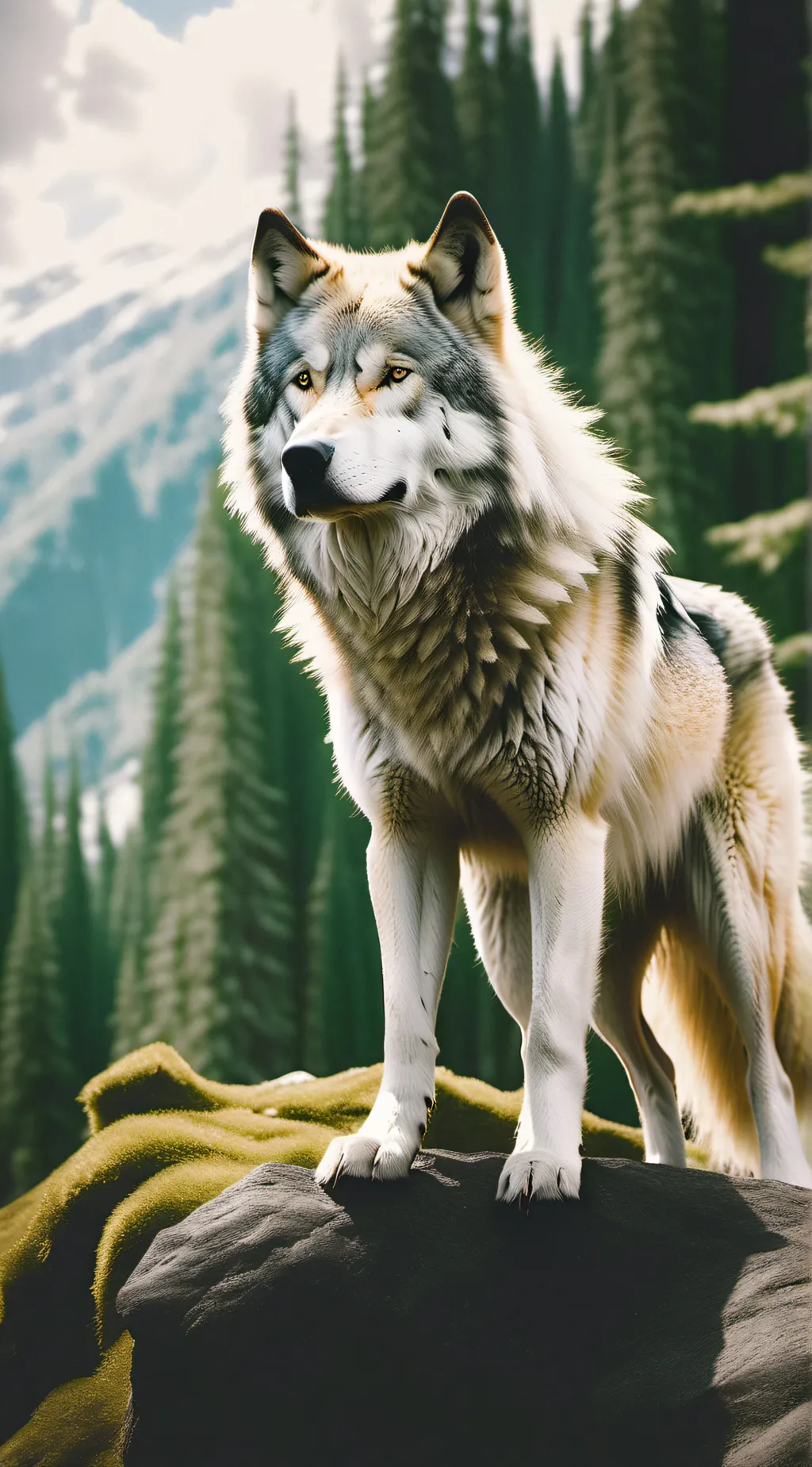 ai character: Wolf shapeshifter background