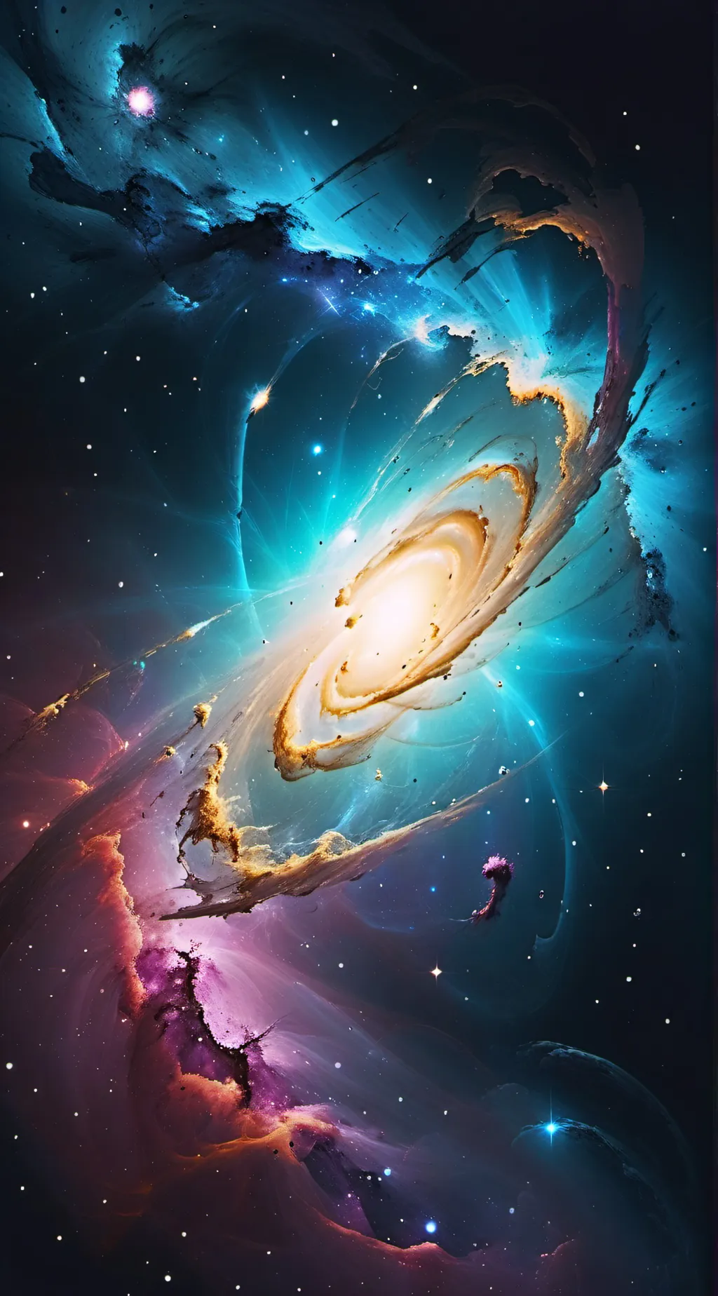 ai character: Solar x Ruin background