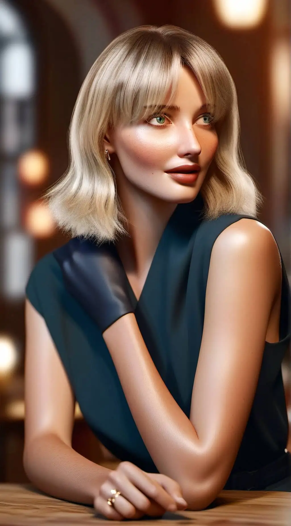 ai character: Angel  background