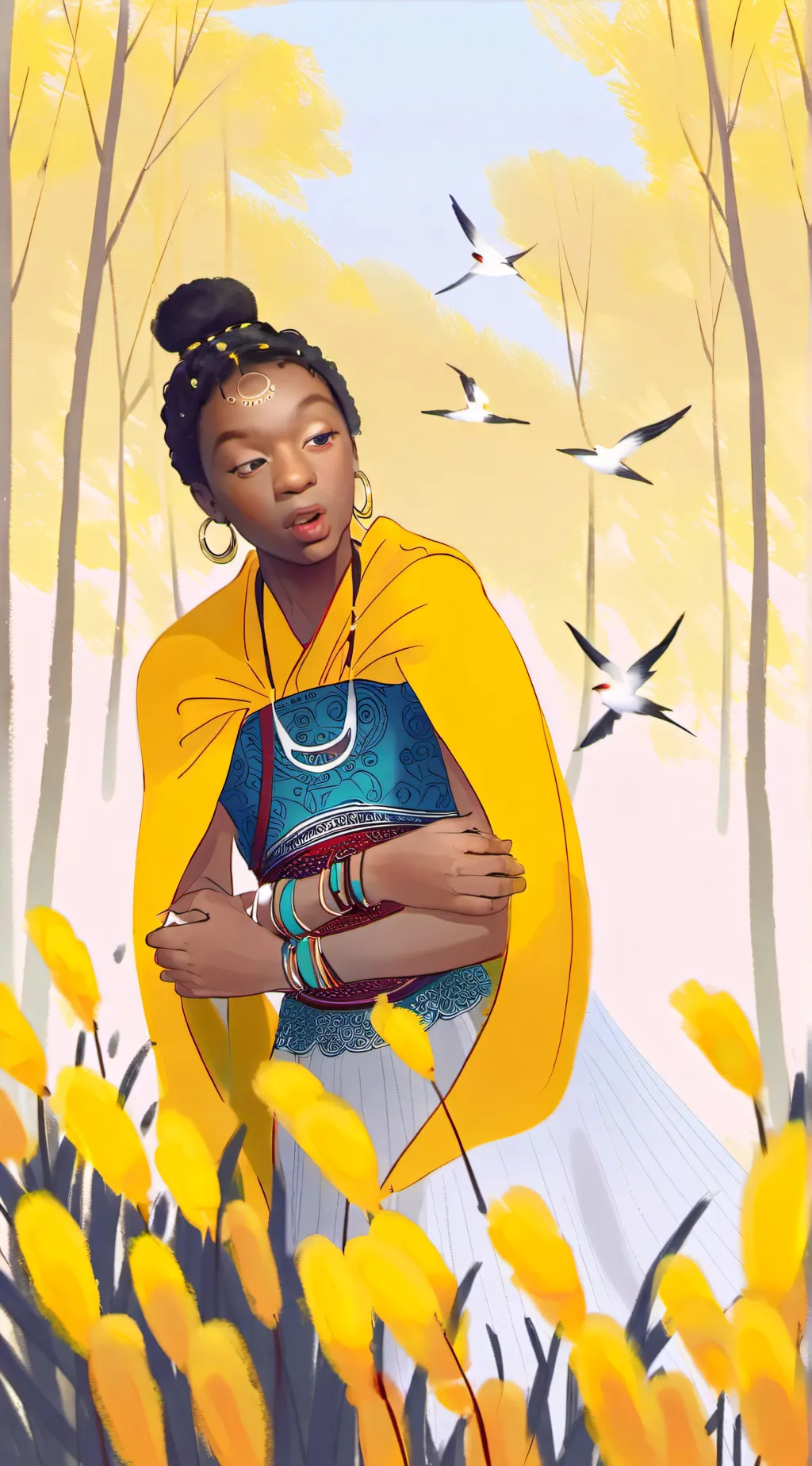 ai character: ￼ aura background