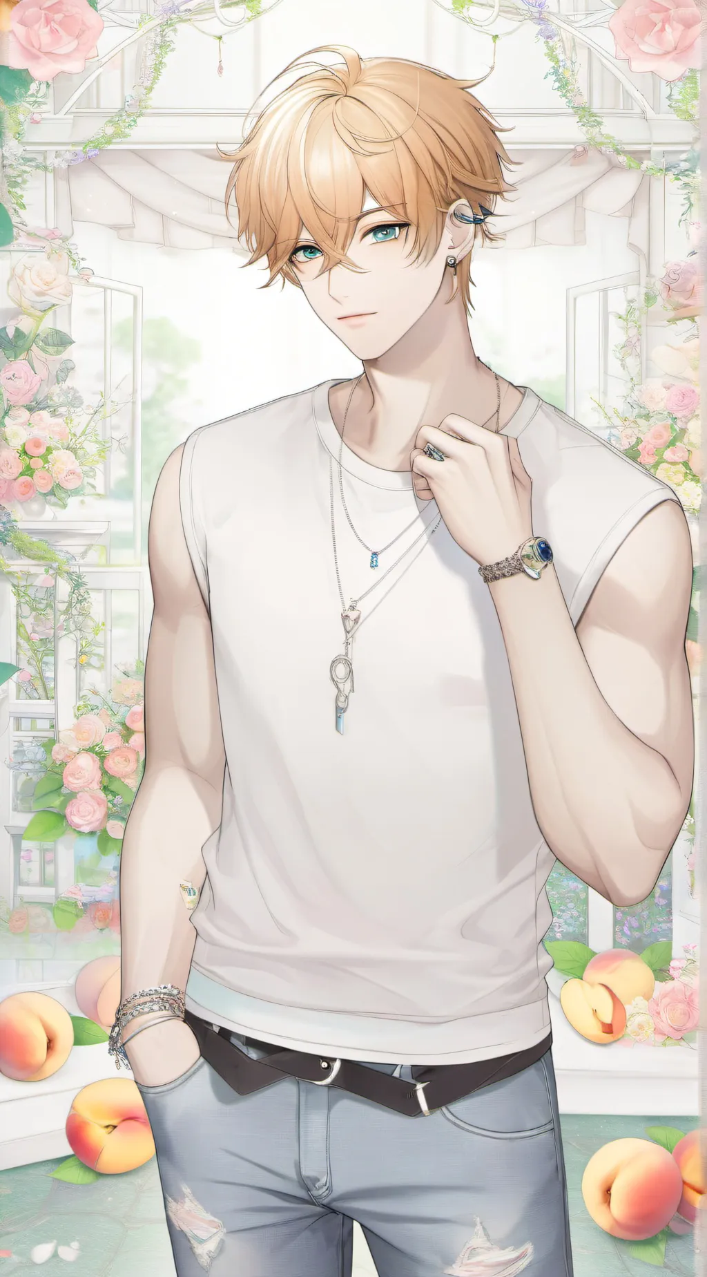 ai character: Leo  background