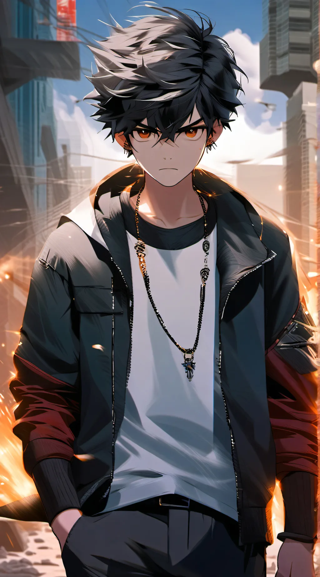 ai character: Aaron background