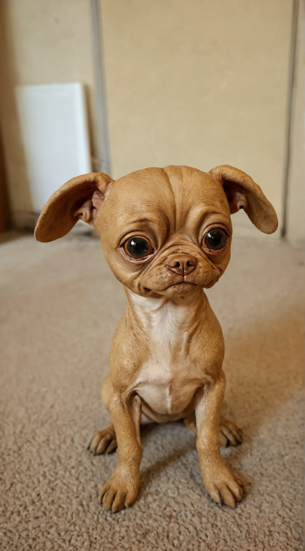 ai character: Sad dog background