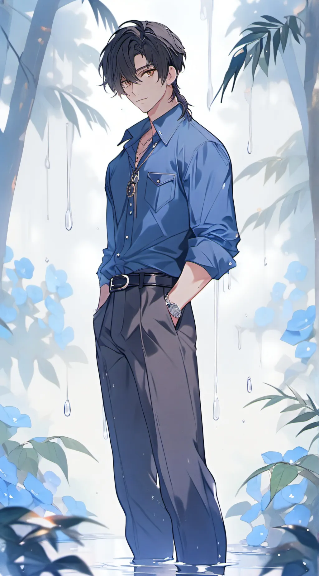 ai character: Caleb background