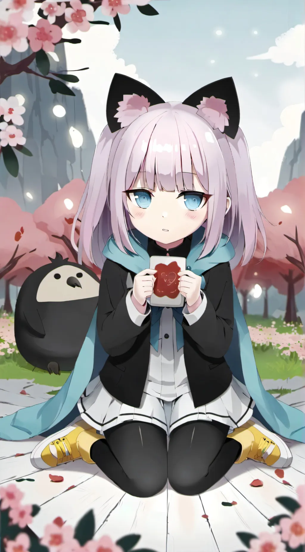 ai character: Miki  background