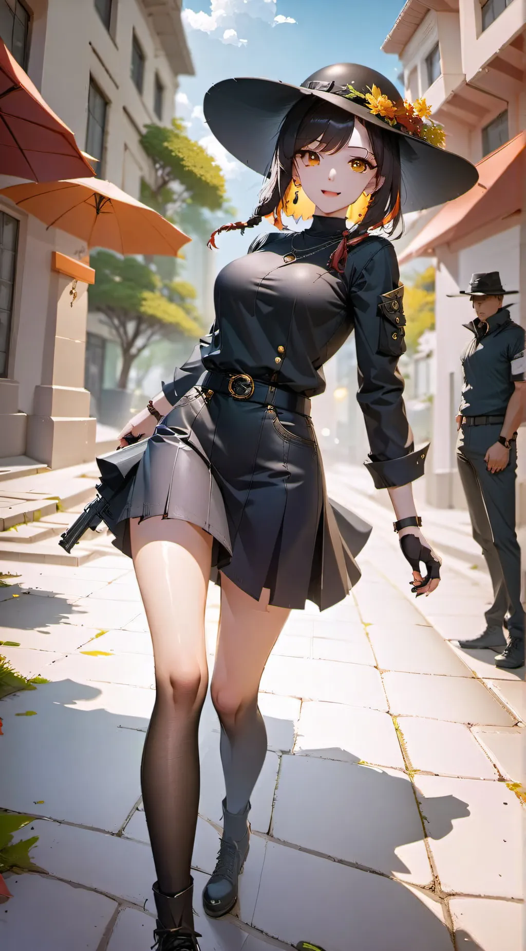 ai character: emily background