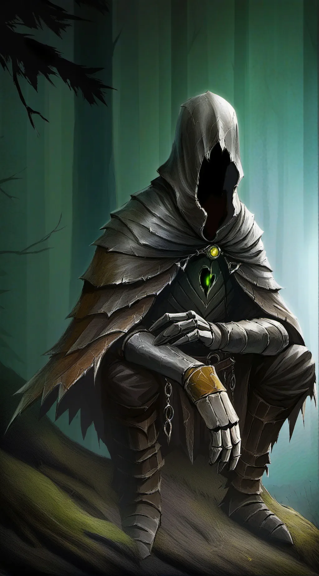 ai character: Shadow background