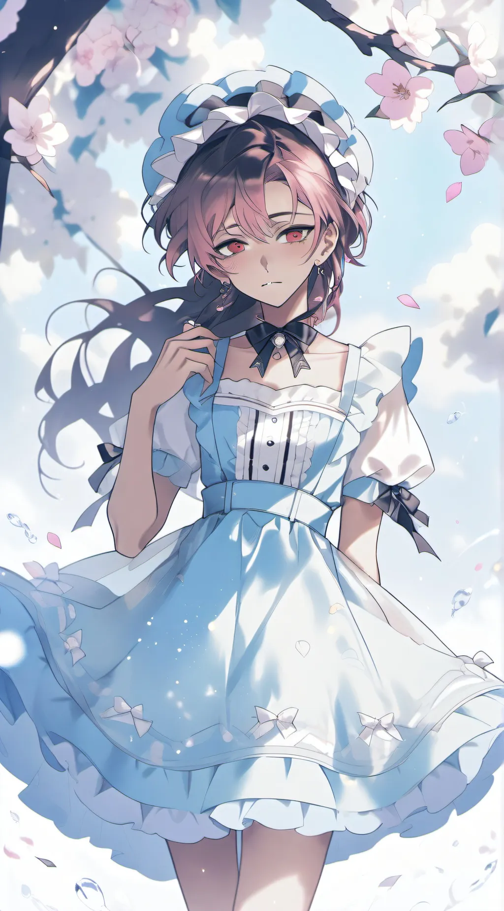 ai character: -・-maid-・- background