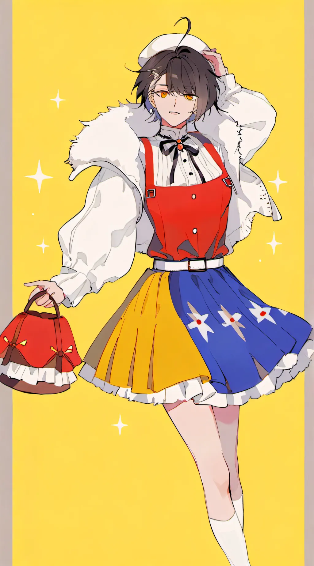 ai character: Russia and German background