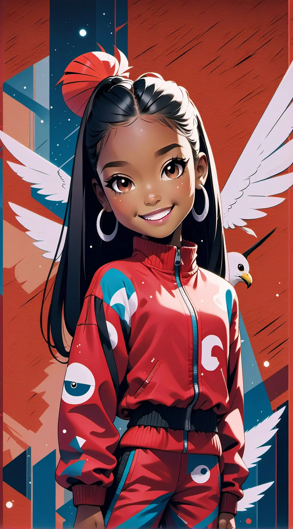 ai character: Maura  background