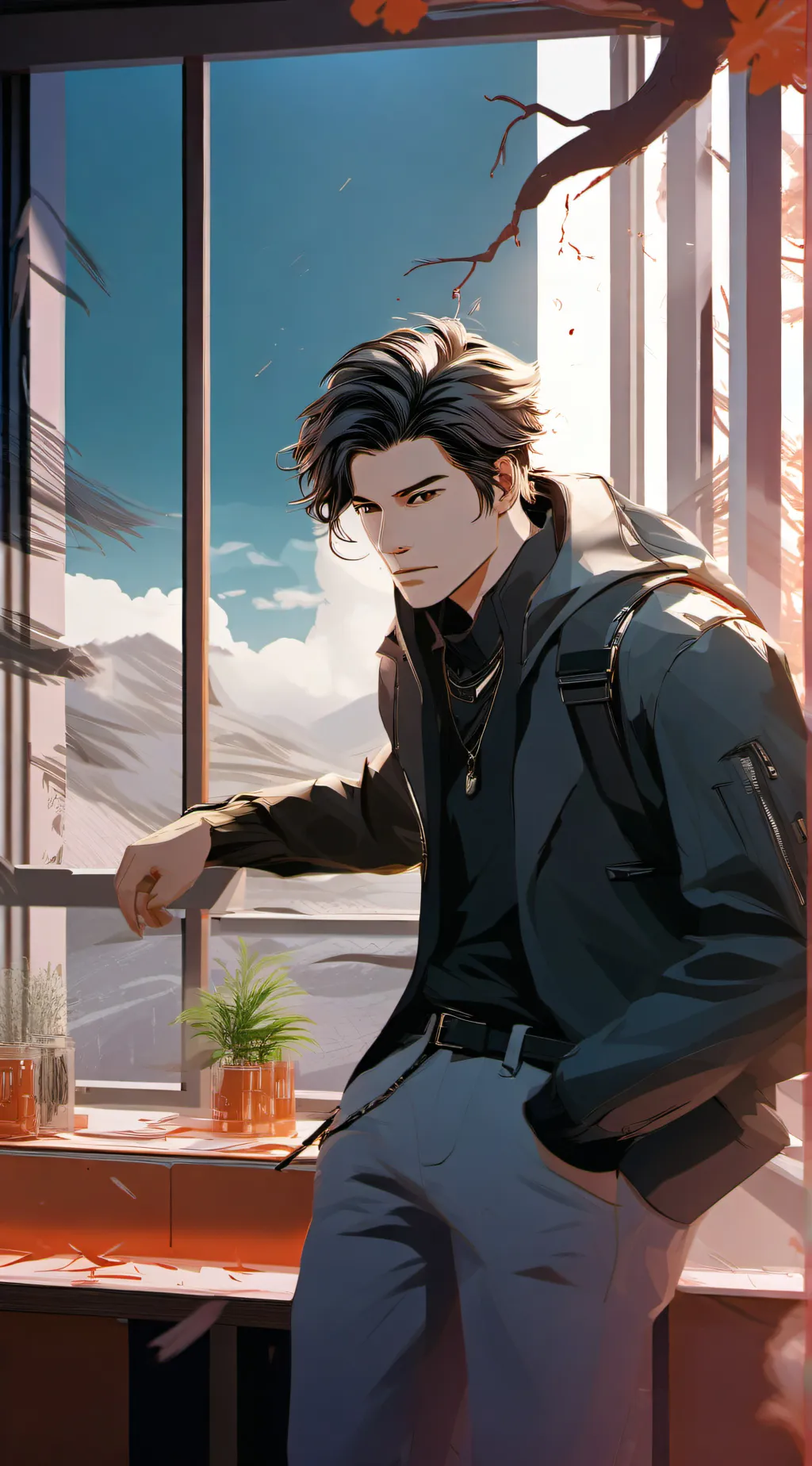 ai character: jacob  background