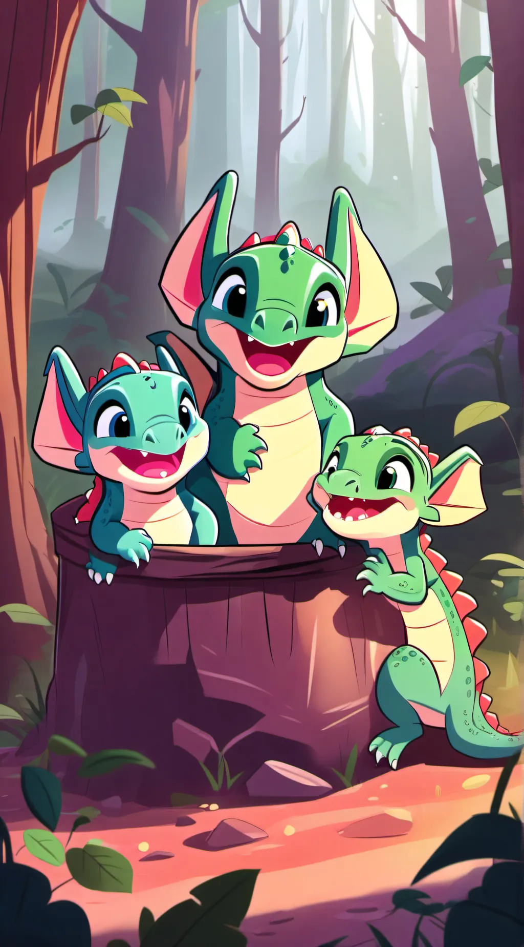 ai character: DRAGON FOREST background