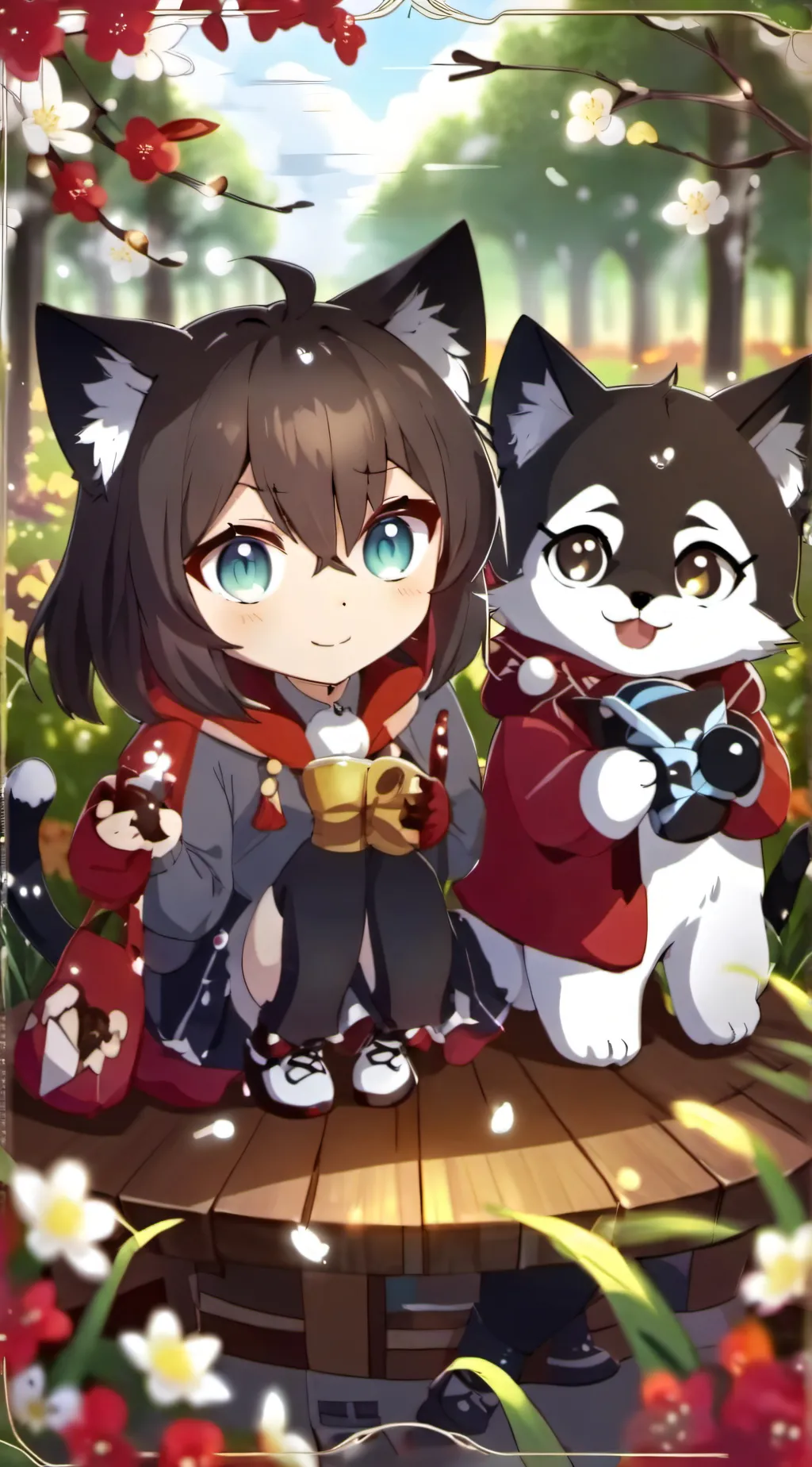 ai character: Luna background