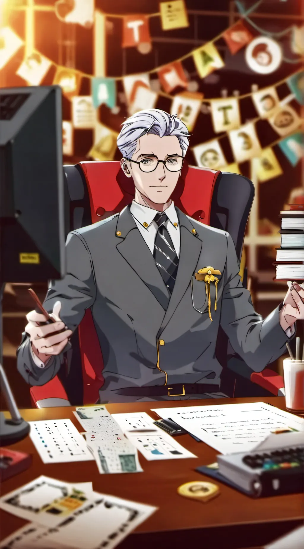 ai character: if google was a G background