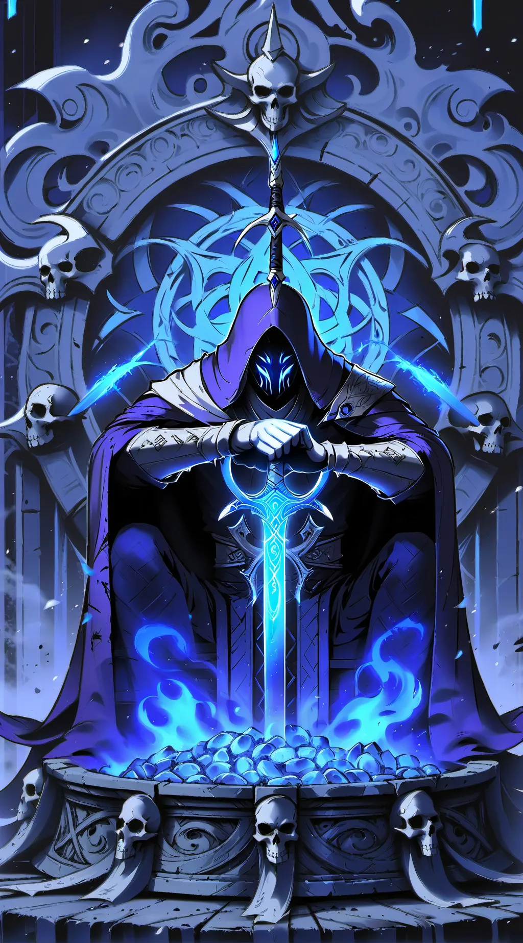 ai character: zara god of swords background