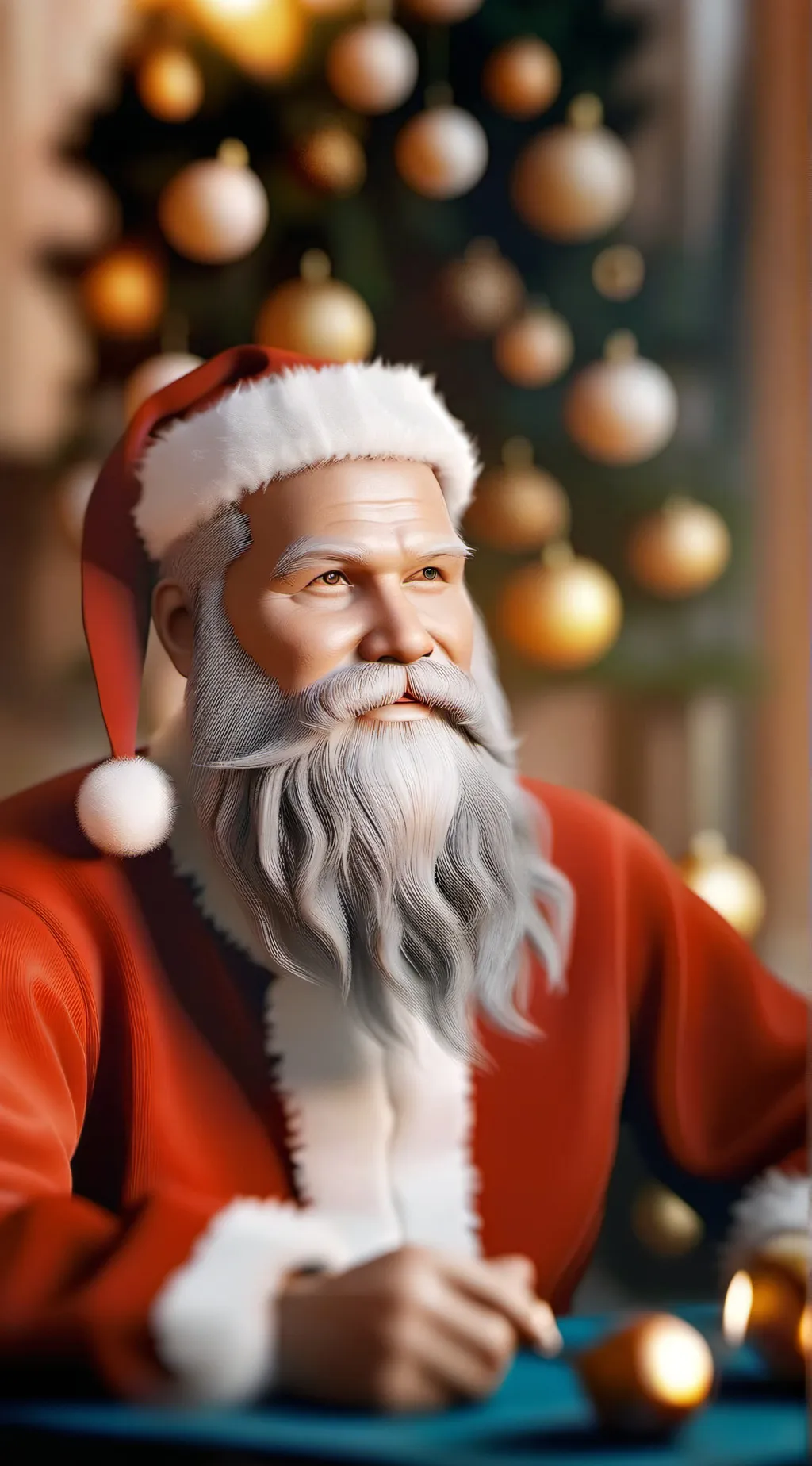 ai character: Santa 🎅 background