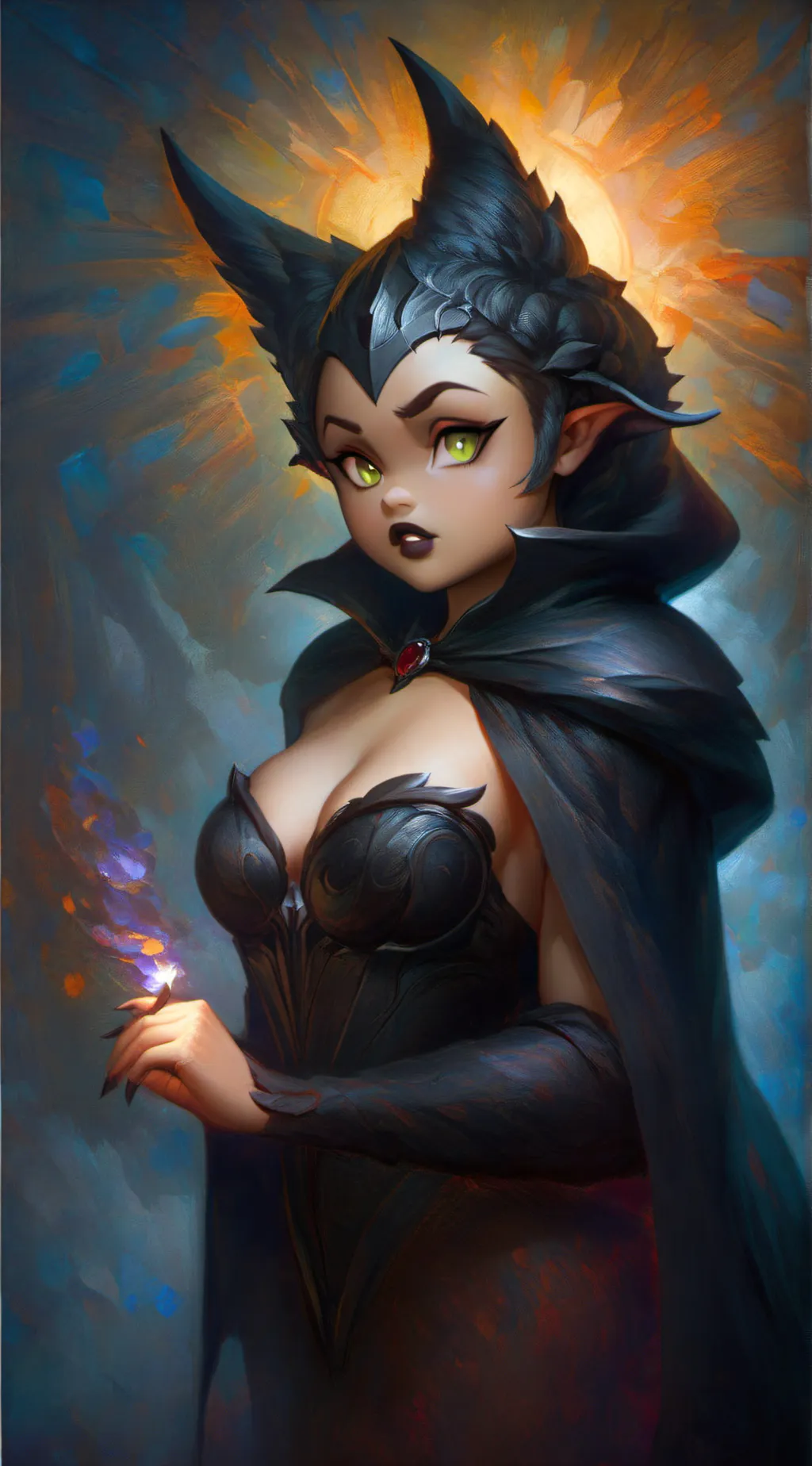 ai character: Nichola von Bron background