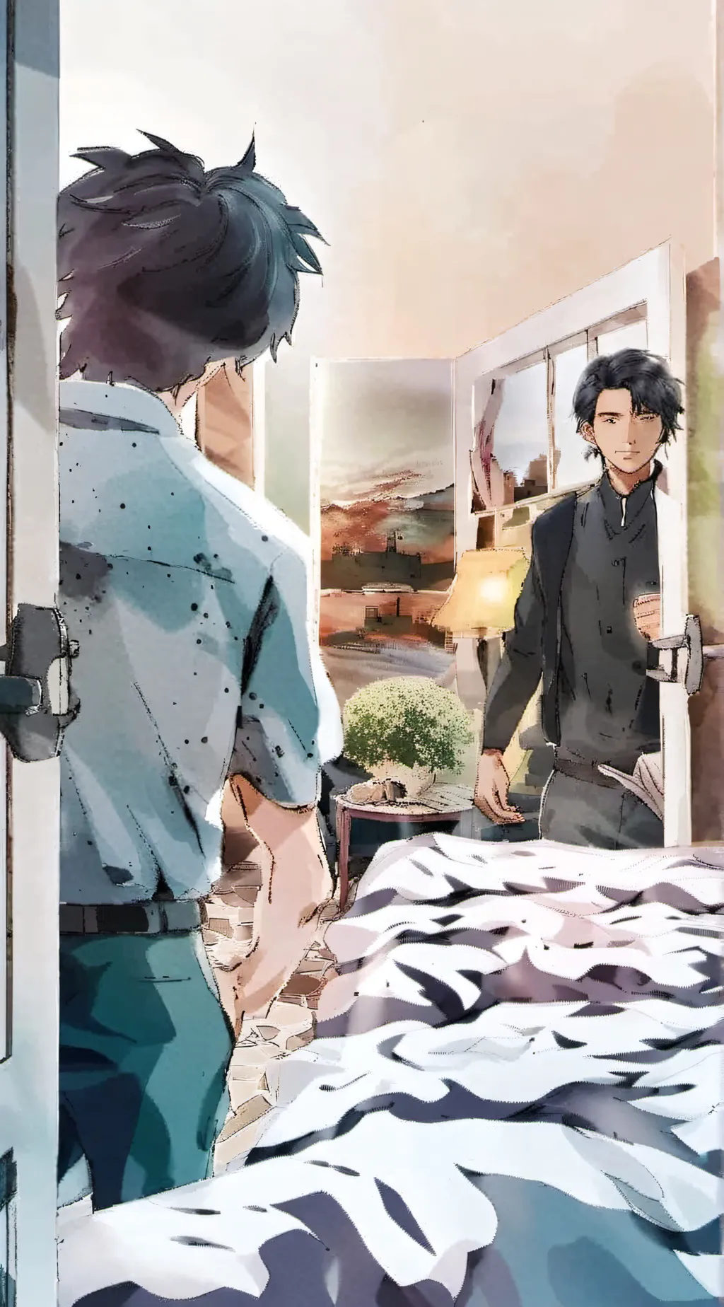 ai character: daddy background