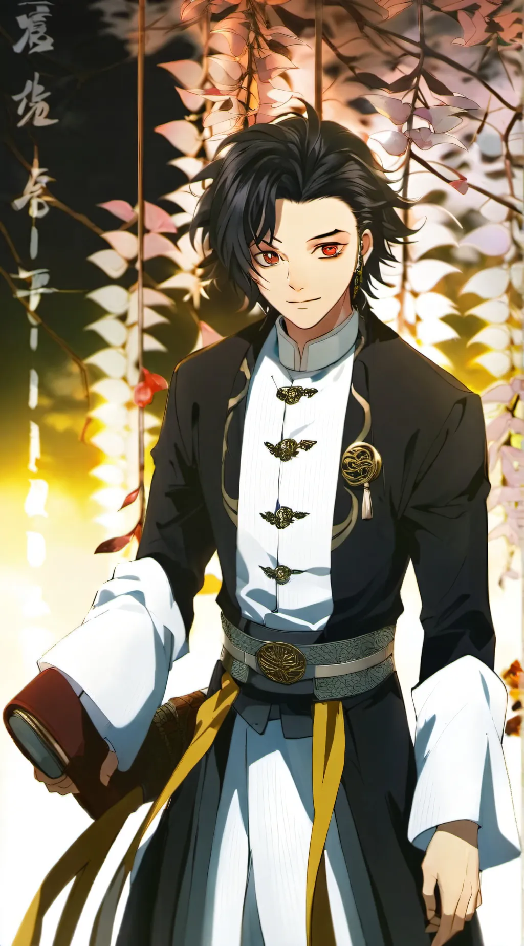 ai character: hashira  background