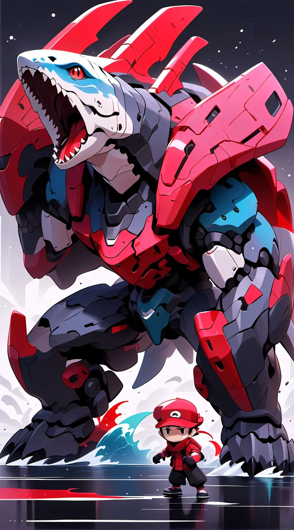 ai character: Extinct sea animal background