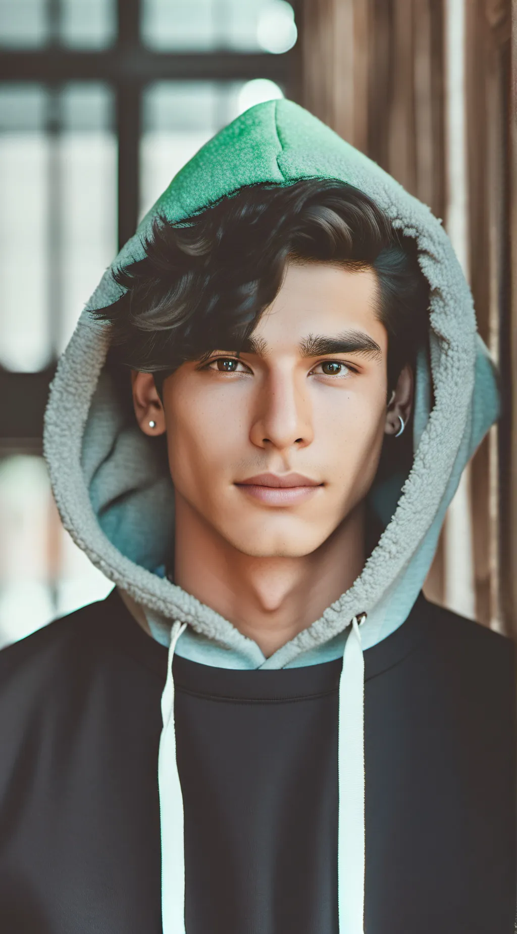 ai character: Caiden  background