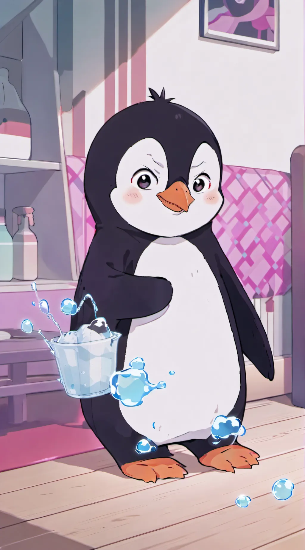 ai character: Penguin Spirit Fli background