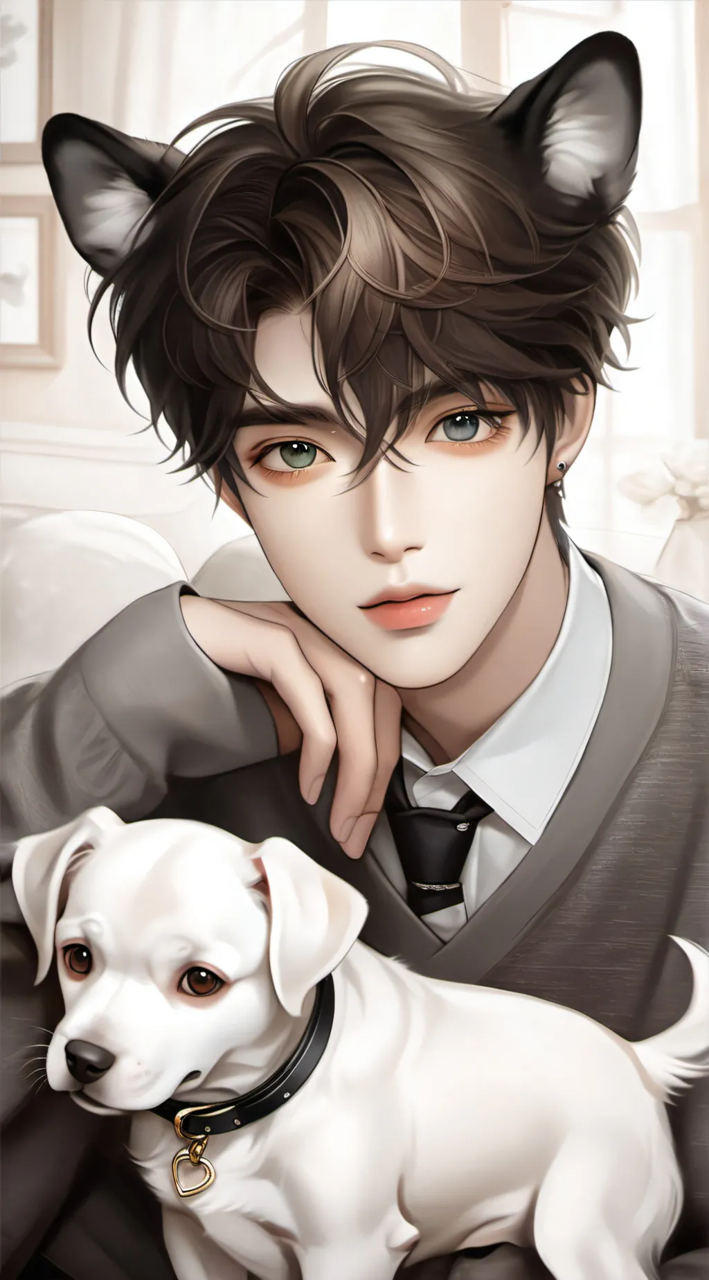 ai character: Sky background