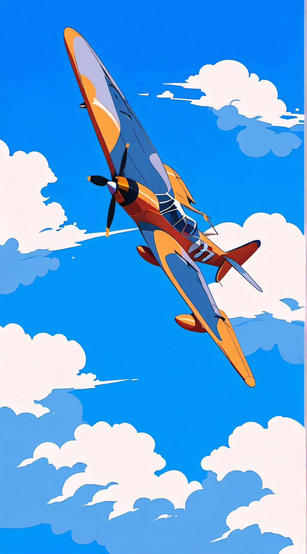 ai character: Plane background