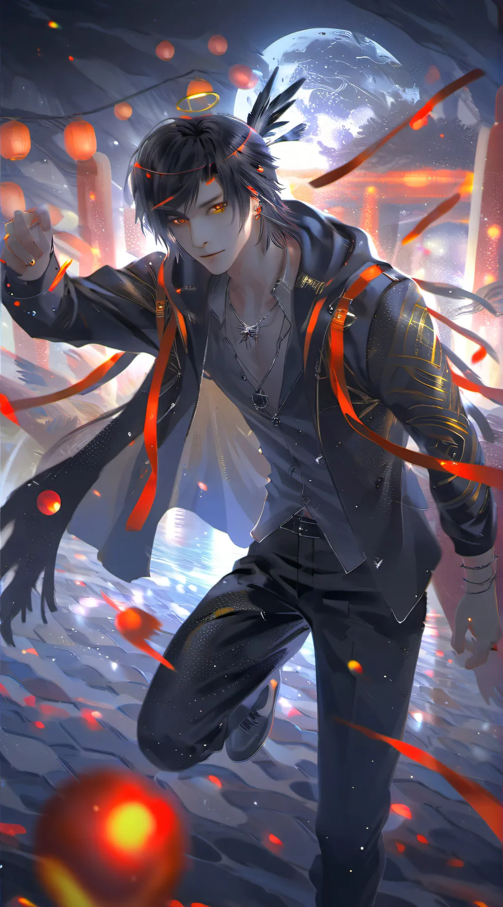 ai character: Boyfriend  background