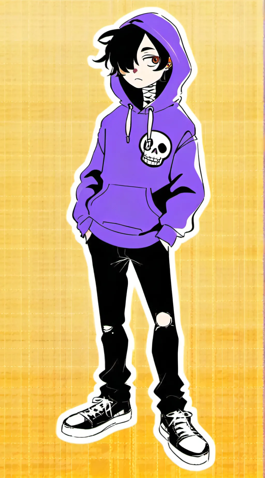 ai character: Sodest. (my OC) background