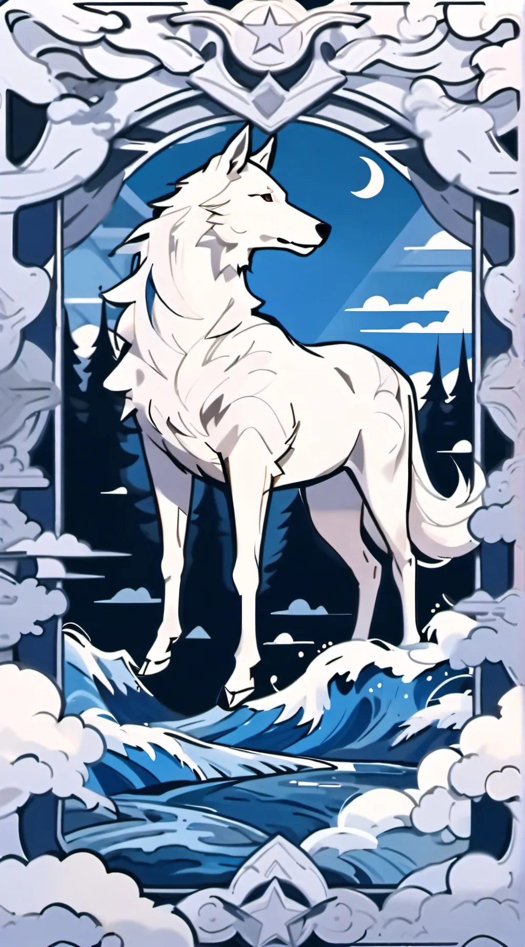 ai character: Black goo eater  background