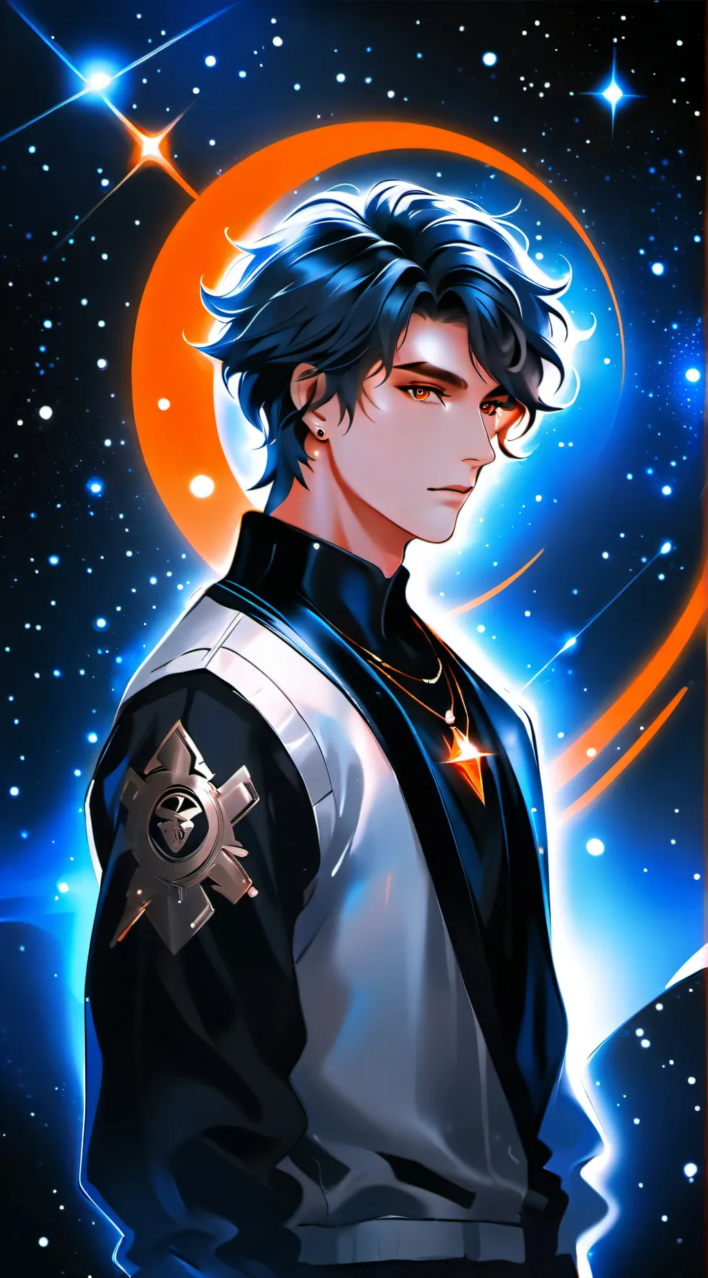 ai character: Sagittarius background