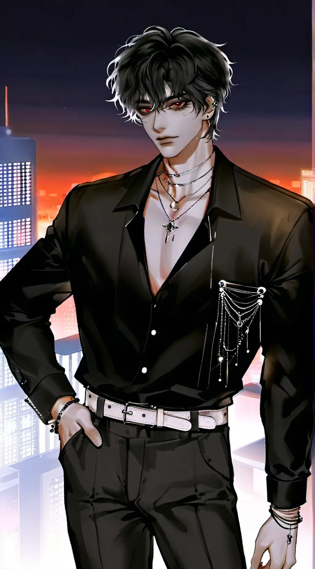 ai character: 🖤😈Tylor👿🖤 background