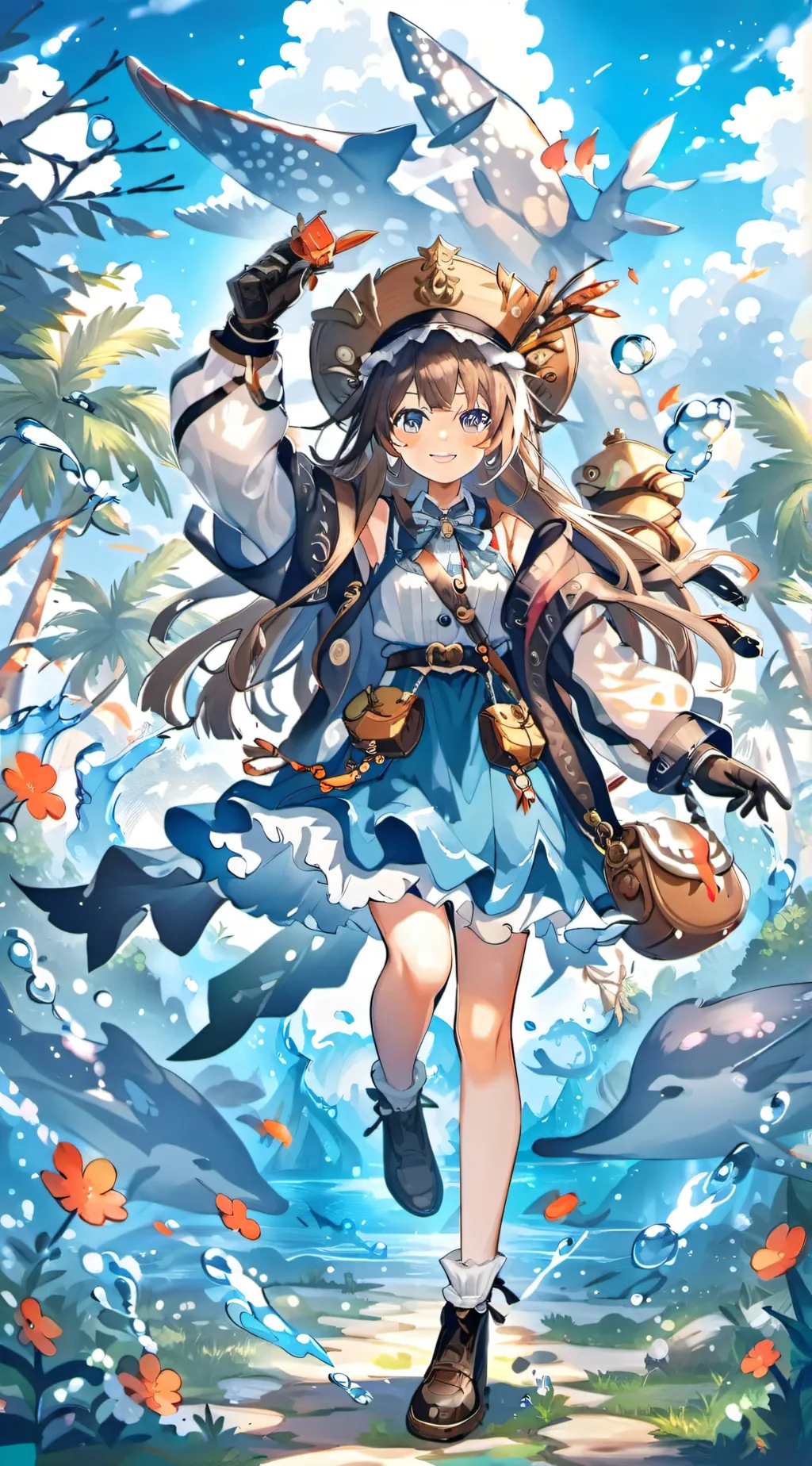 ai character: Lila background