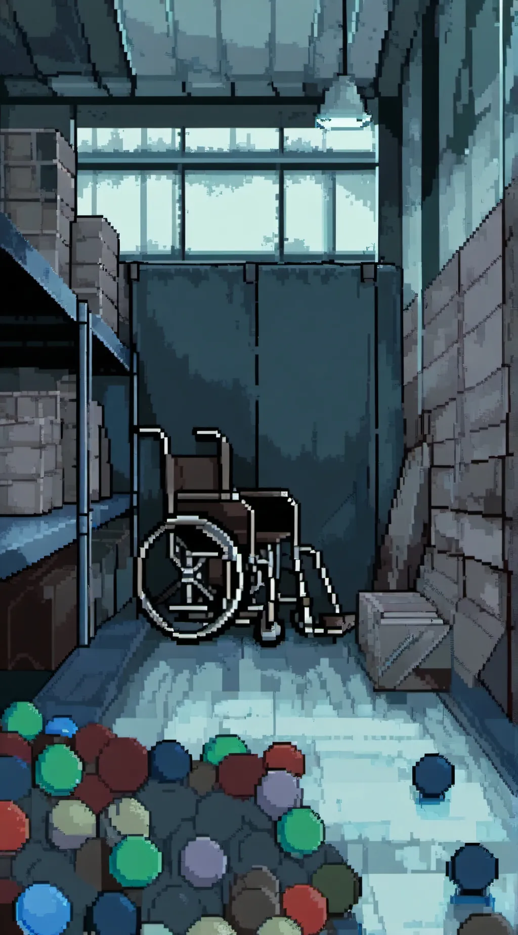 ai character: Into the pit?(dif) background