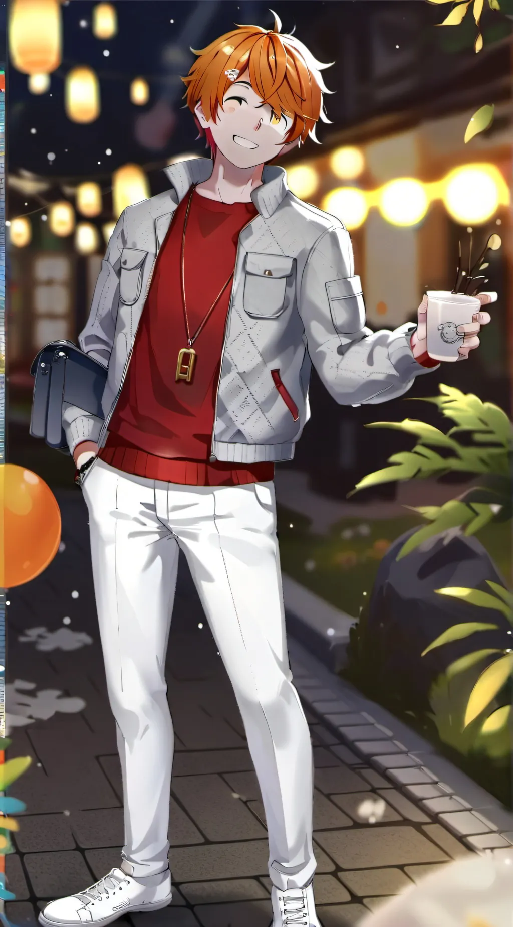 ai character: MHA HORROR  background