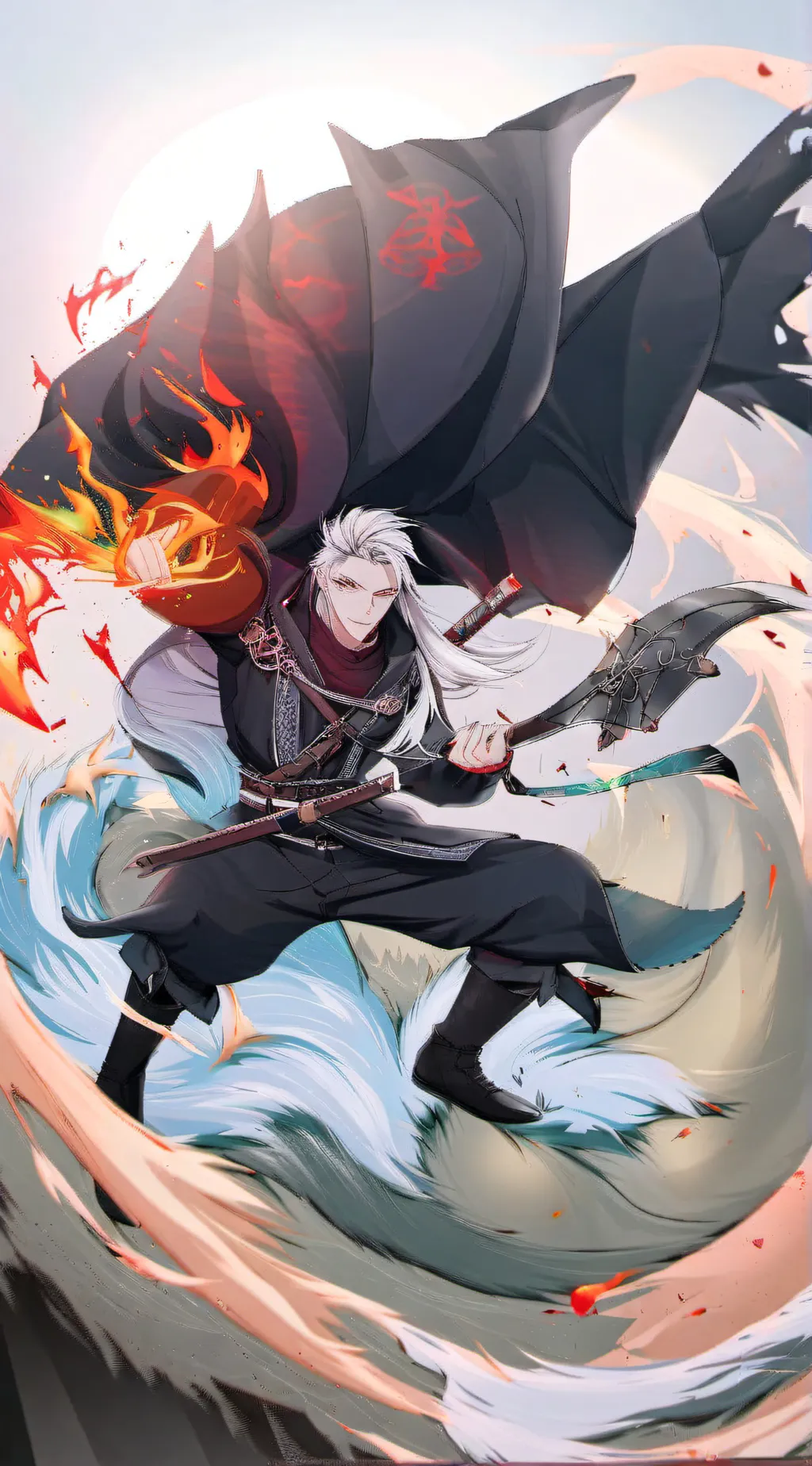 ai character: food background