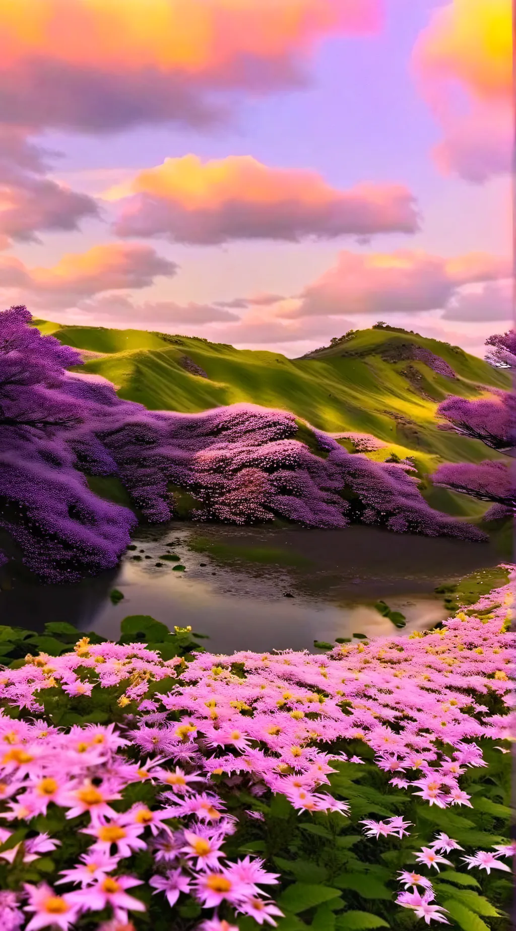 ai character: Lacy cute background