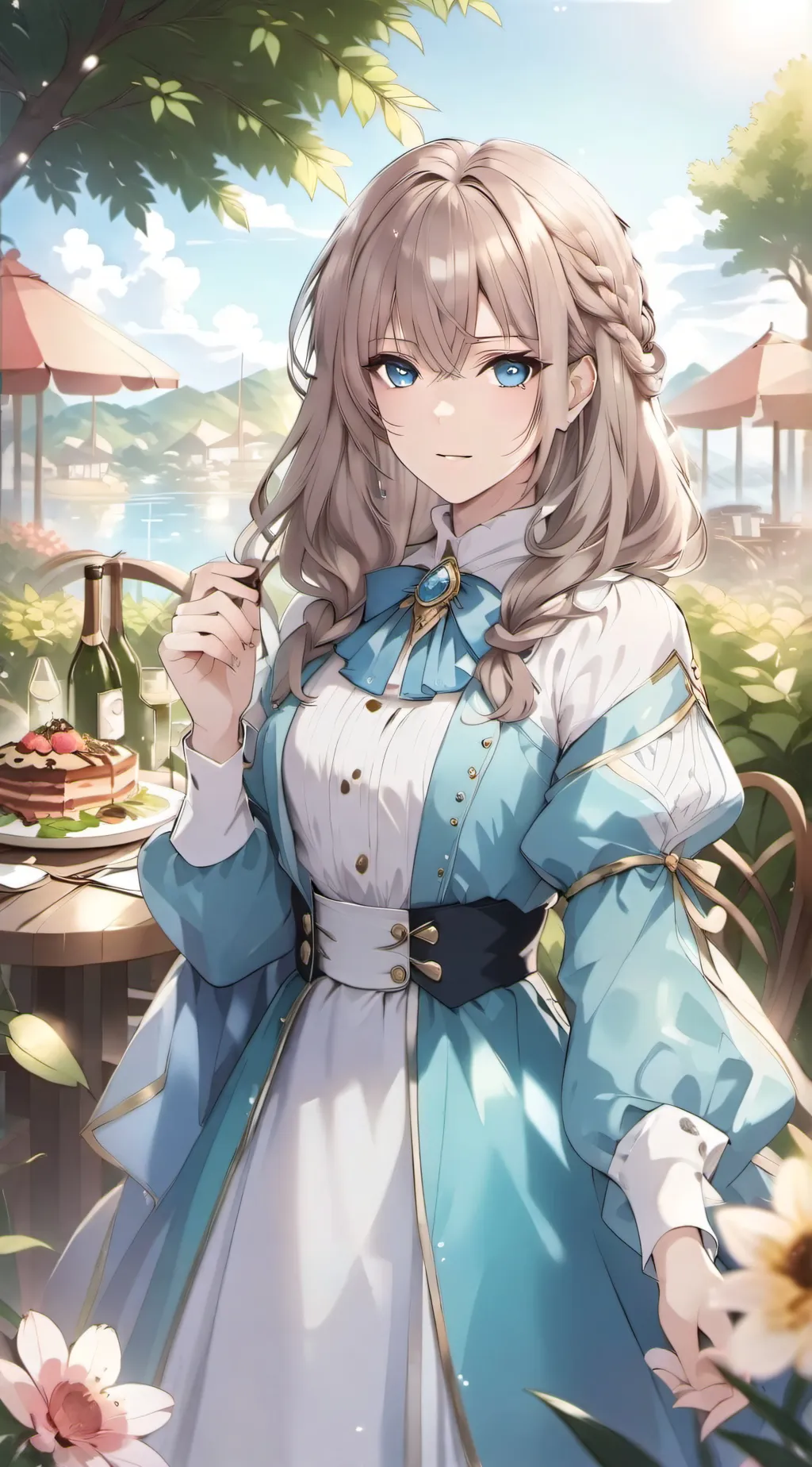 ai character: Bratty princess  background